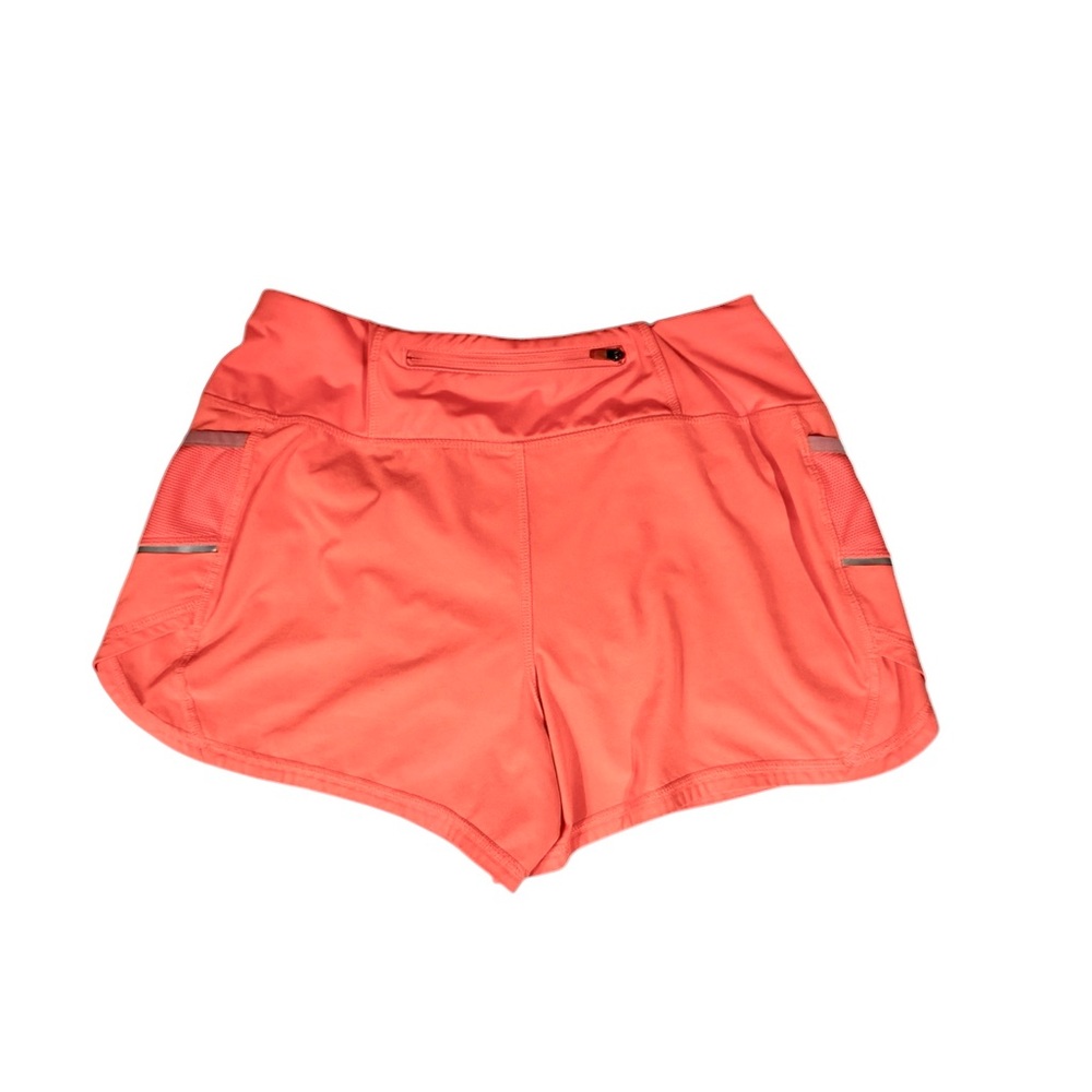 Women's neon orange Athletic Shorts